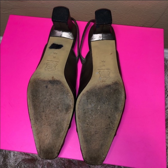 ‼️LAST CHANCE DELETING AT 12am‼️ Joe Parker Leather Sling back - Picture 4 of 8